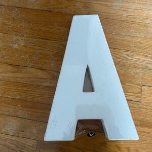 Blank Canvas Letter "A" – DIY Paintable Craft for Personalized Art